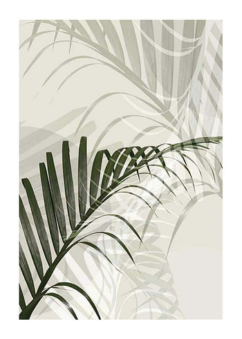 Poster Abstract Palm Leaves No2
