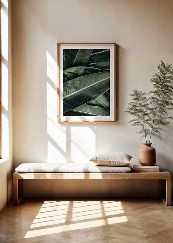 Poster Banana Leaves No2 crossfade