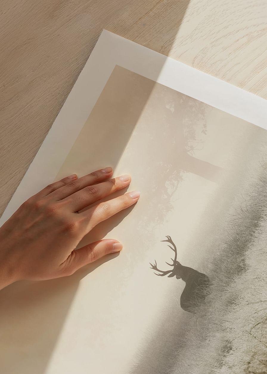 Deer In Mist-12