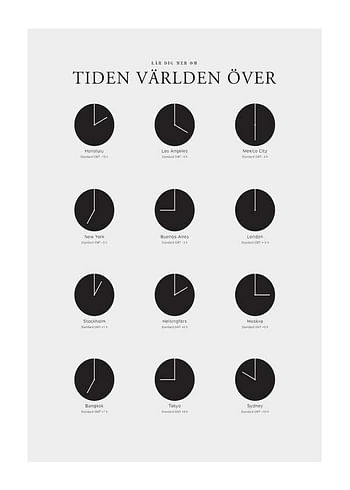 Poster Tiden Världen Över