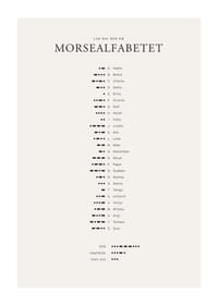 Minimalistisk översikt av morsealfabetet i svart på ljus bakgrund-1