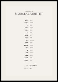 Minimalistisk översikt av morsealfabetet i svart på ljus bakgrund-2