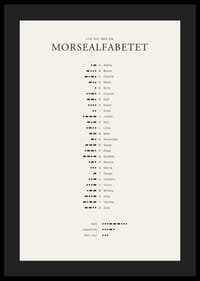 Minimalistisk översikt av morsealfabetet i svart på ljus bakgrund-4