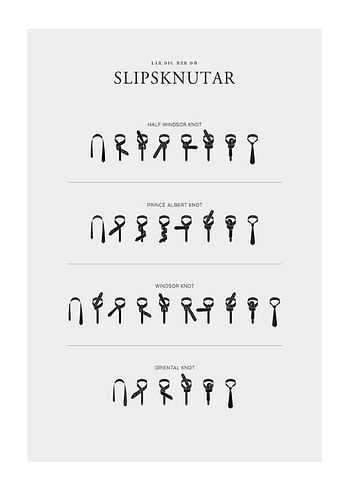 Poster Slipsknutar