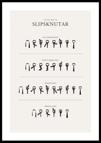 Illustrerade instruktioner för fyra slipsknutar i svartvitt-0