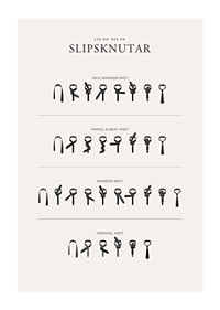 Illustrerade instruktioner för fyra slipsknutar i svartvitt-1