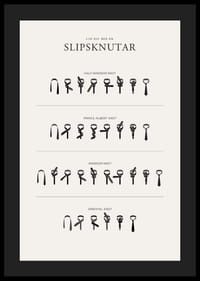 Illustrerade instruktioner för fyra slipsknutar i svartvitt-4