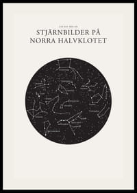 Grafisk illustration av stjärnbilder i svartvitt cirkelformat-2