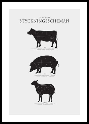 Poster Styckningsscheman
