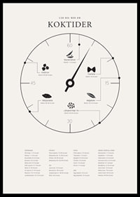 Minimalistisk illustration med koktider för olika livsmedel-6