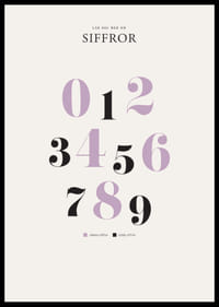 Stora siffror 0 till 9 i lila och svart mot ljus bakgrund-2