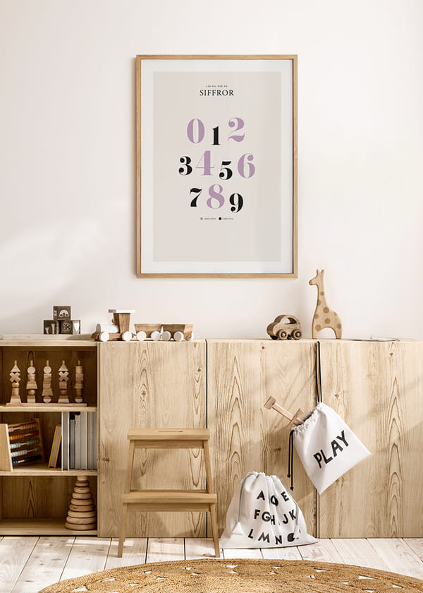 Poster Siffror crossfade