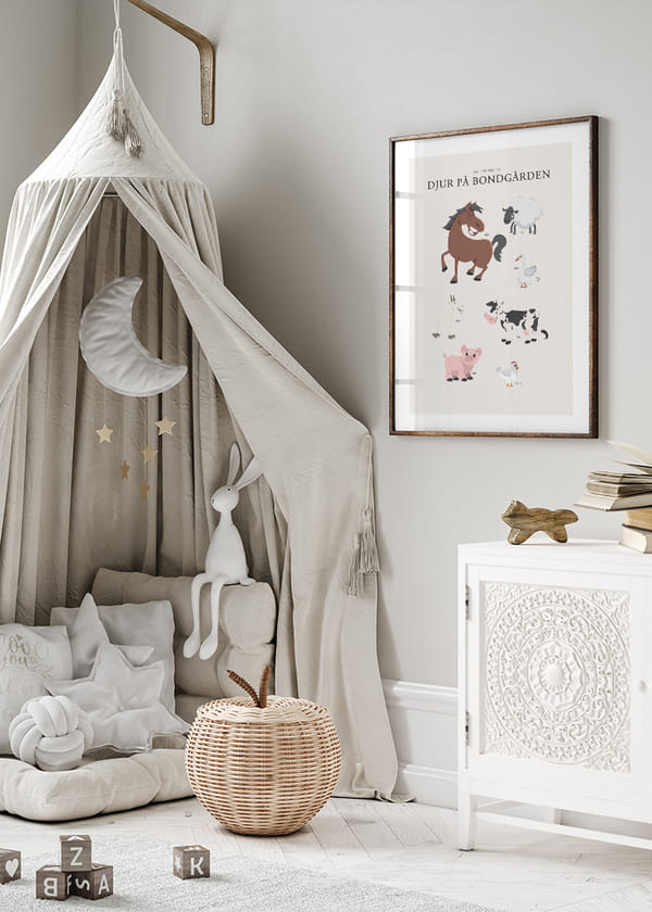 Poster Djur På Bondgården crossfade