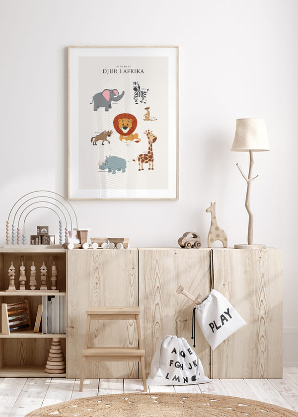 Poster Djur I Afrika crossfade