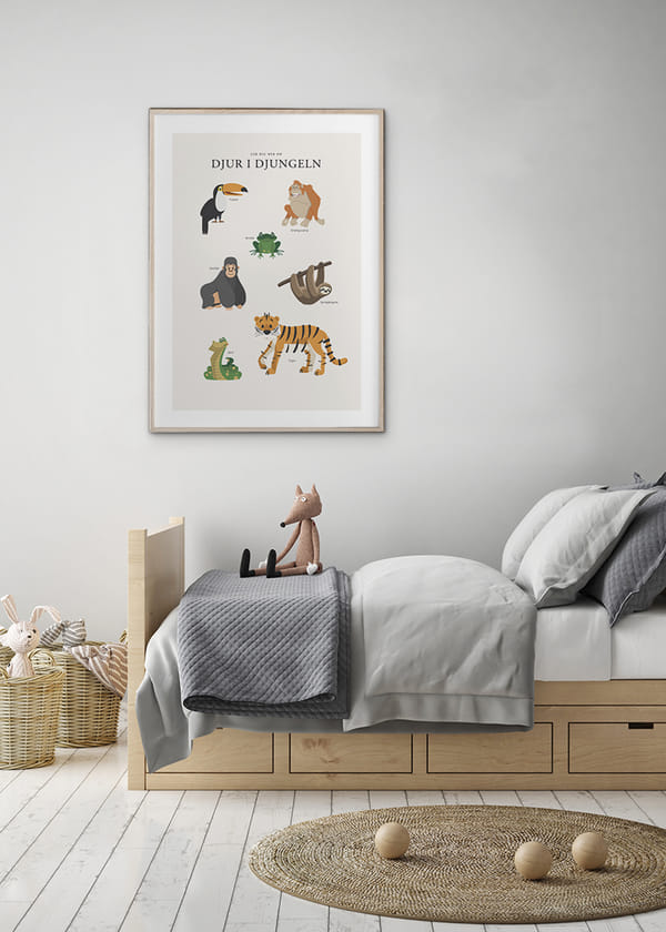 Poster Djur I Djungeln crossfade