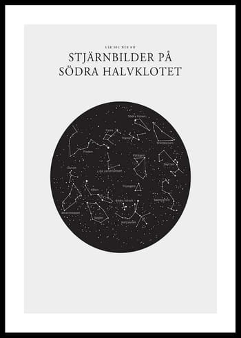 Poster Stjärnbilder På Södra Halvklotet