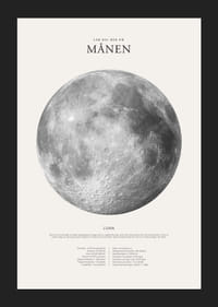 Detaljerad illustration av månen i svartvitt med faktatext-5