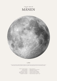 Detaljerad illustration av månen i svartvitt med faktatext-3