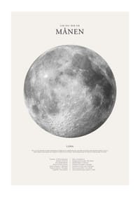 Detaljerad illustration av månen i svartvitt med faktatext-1