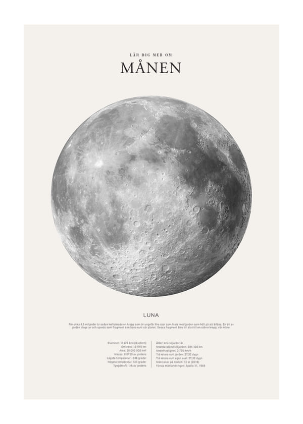 Poster Månen