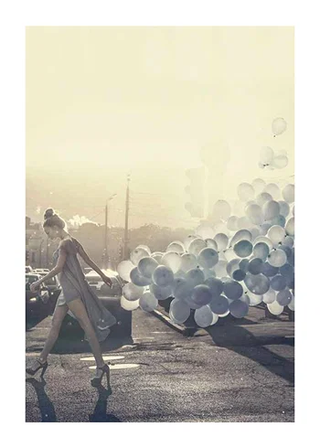 Poster Balloon Crossing