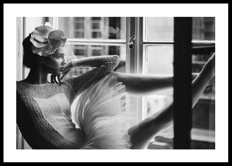 Woman In Window BW-12