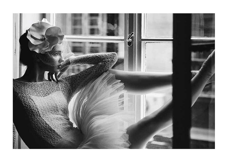 Woman In Window BW-12