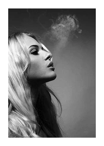 Poster Blonde Smoke
