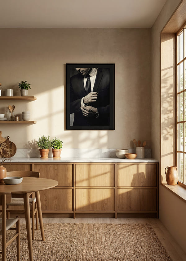 Poster Black Suit crossfade