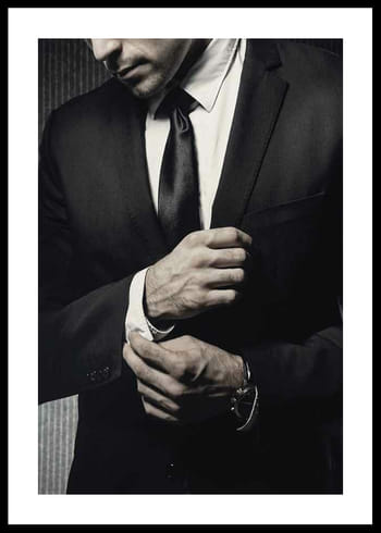 Poster Black Suit