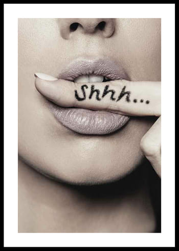 Plakat Shhh...