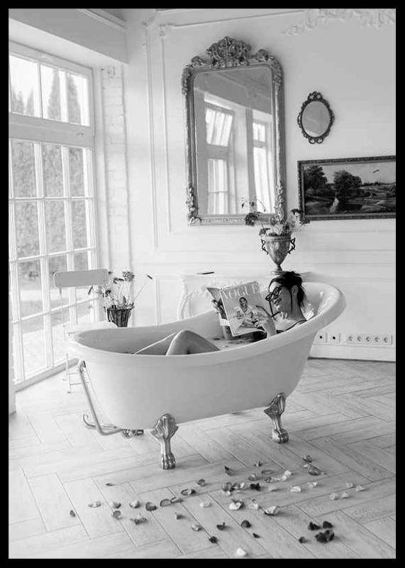 In the bath-12