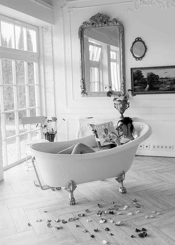 In the bath-12