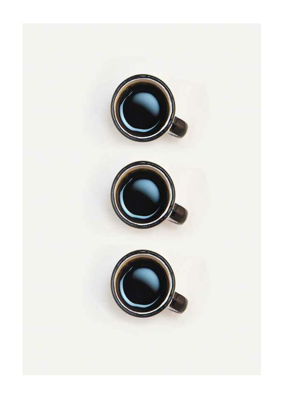 Plagát Three Cups Of Coffee