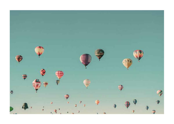 Plagát Hot Air Balloons