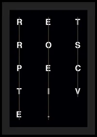 Grafisk text i vitt på svart bakgrund med ordet retrospective-0