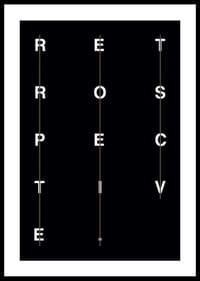 Texte graphique en blanc sur fond noir avec le mot rétrospective-2