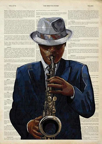 Poster Saxophone