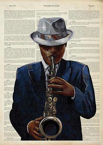 Poster Saxophone