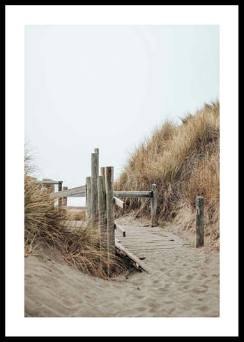 Poster Beach Entrance