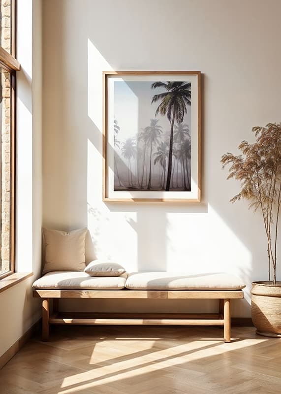 Poster Palms In Haze crossfade