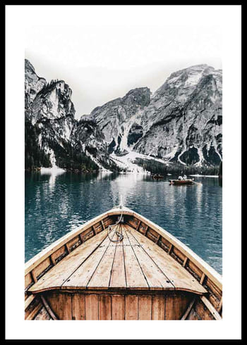 Poster Braies Lake No1