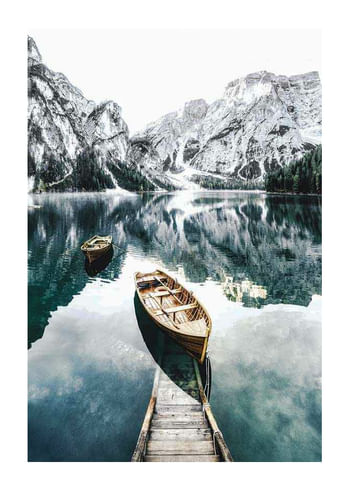 Poster Braies Lake No2