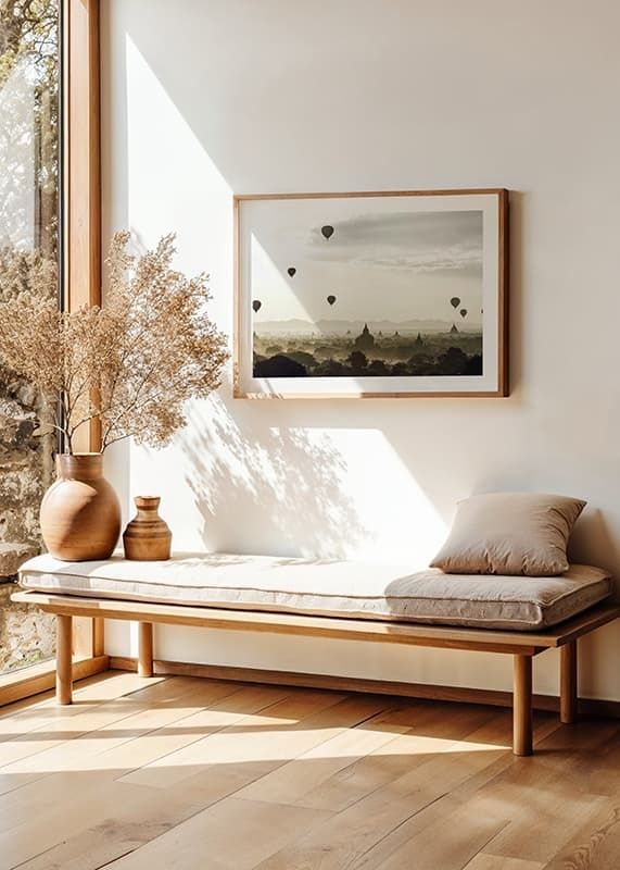 Poster Air Balloons Over Tempel crossfade