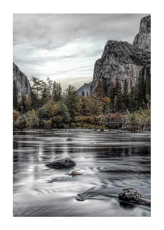 Plagát Yosemite River