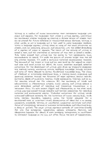 Poster The Written Word