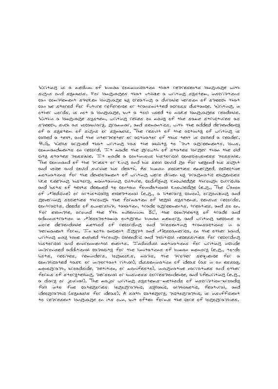 Plagát The Written Word