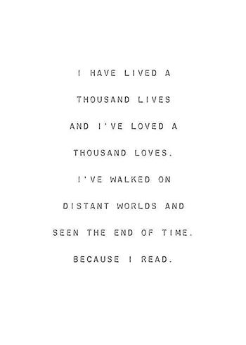 Poster Because I Read