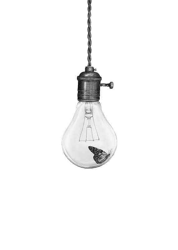 Poster Sanna Wieslander Flying Light