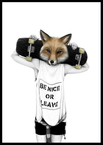 Poster Sanna Wieslander Fox'N'Roll